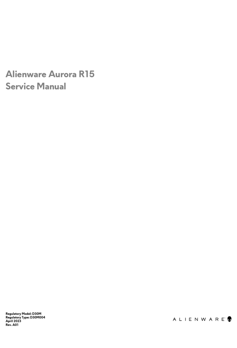 Alienware Aurora R15 User manual