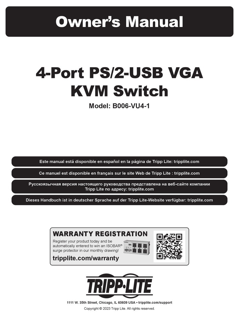 Tripp Lite B006-VU4-1 User manual