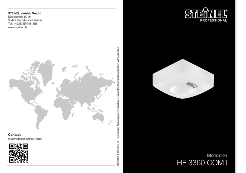 STEINEL HF 3360-R AP WS COM1 Owner's manual