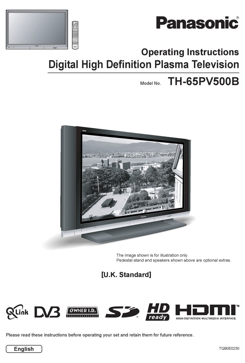 Panasonic TH-65PV500B User manual