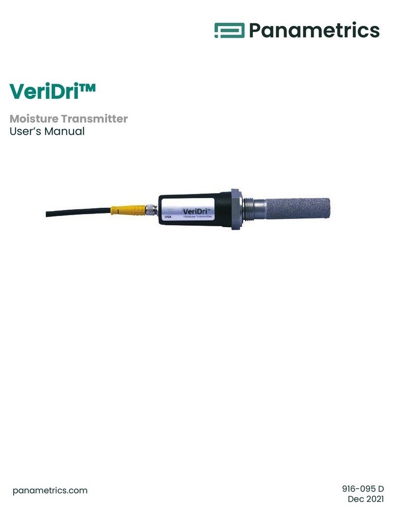 Panametrics VeriDri user manual