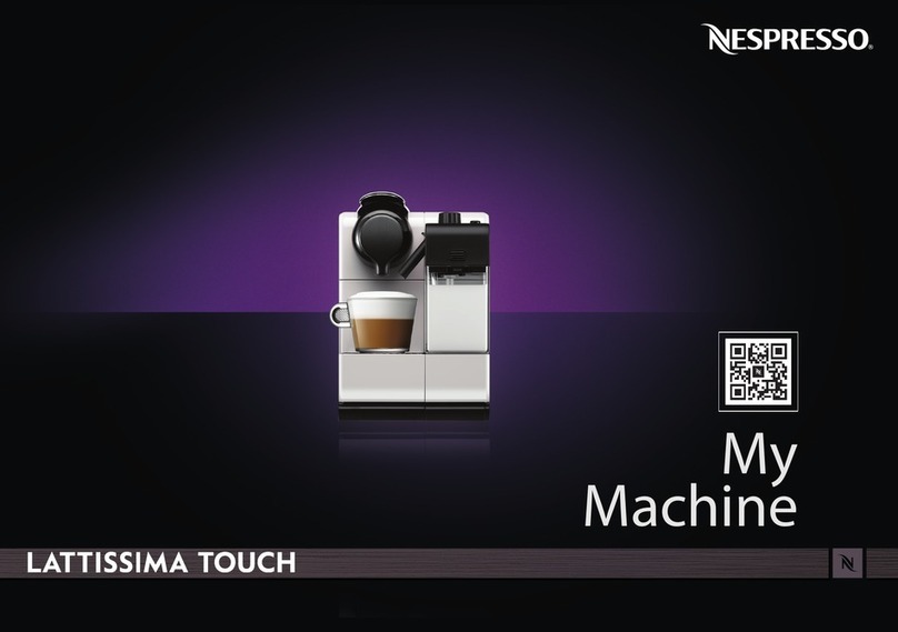 Nespresso My Machine LATTISSIMA TOUCH User manual