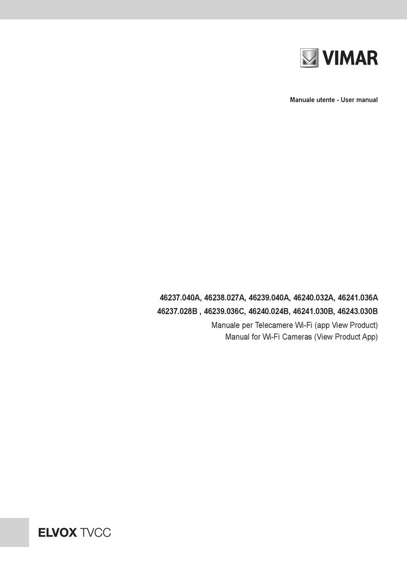 Vimar ELVOX 46243.030B manual