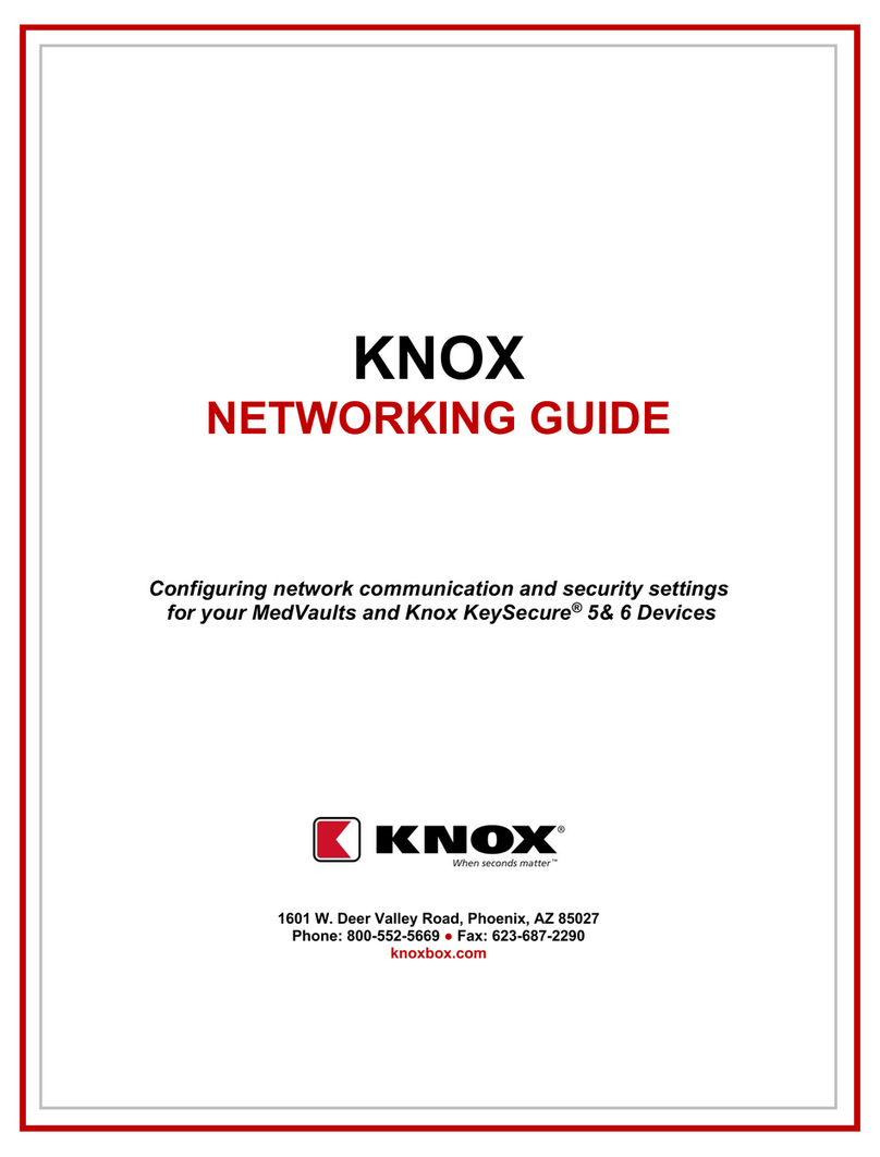 Knox KeySecure 5 Networking guide