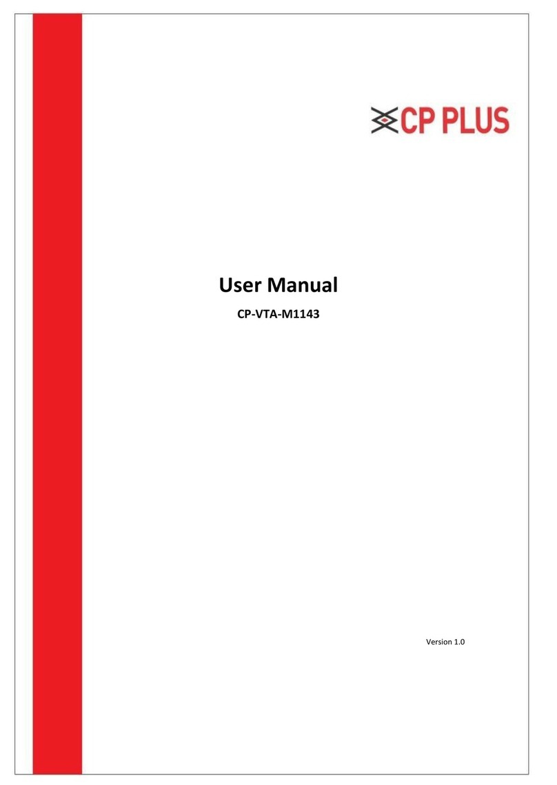 CP Plus CP-VTA-M1143 User manual