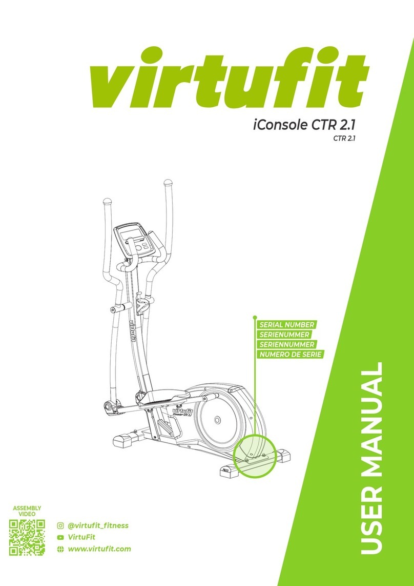 VIRTUFIT iConsole CTR 2.1 user manual