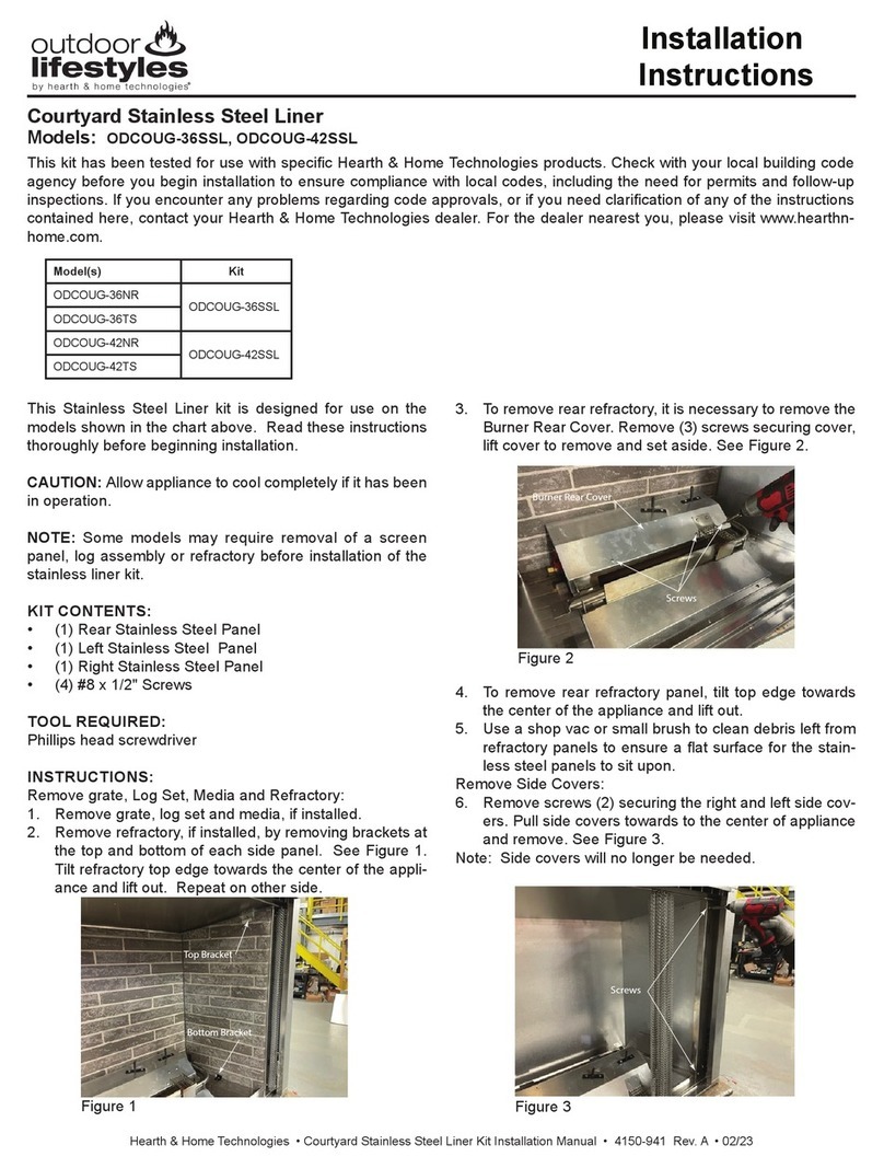 Outdoor Lifestyles ODCOUG-36SSL installation instructions