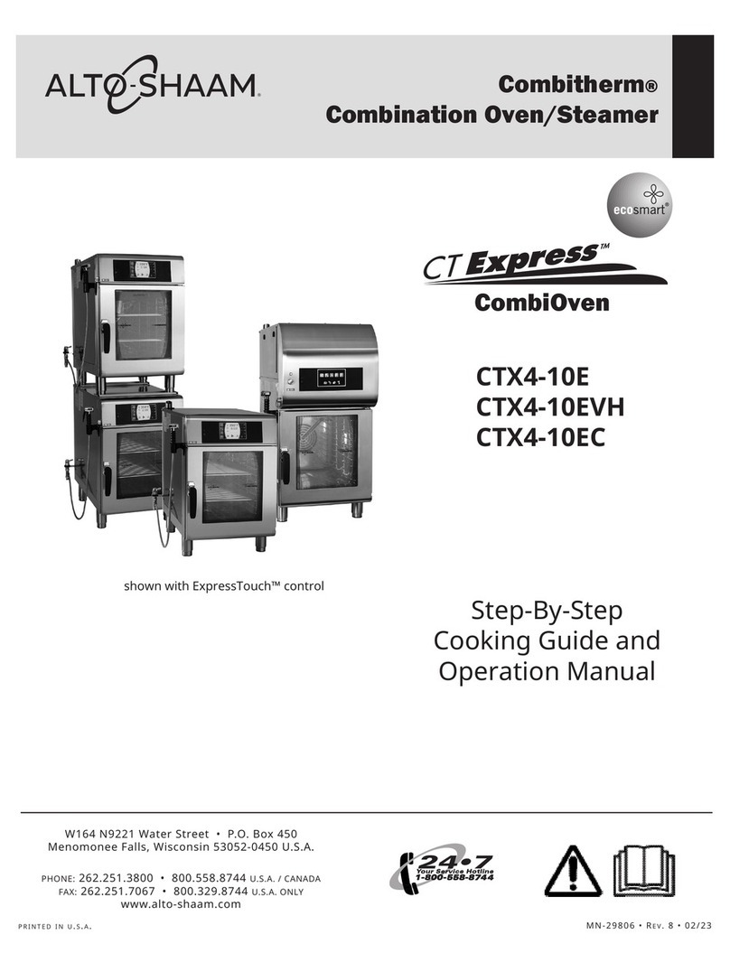 Alto-Shaam CT Express Combitherm CTX4-10E User manual