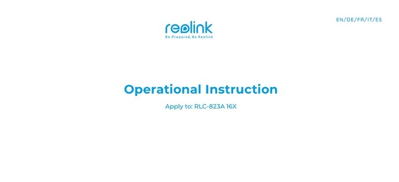 Reolink RLC-823A 16X Quick start guide Reolink RLC-823A 16X Quick start guide