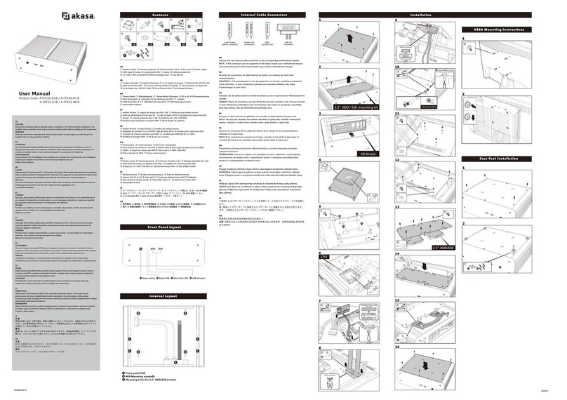 Akasa A-ITX56-A1B user manual