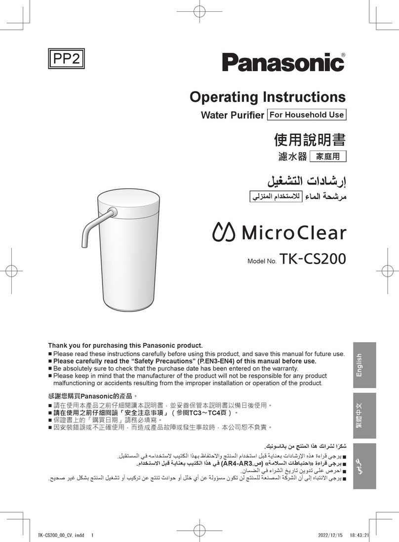 Panasonic MicroClear TK-CS200 operating instructions