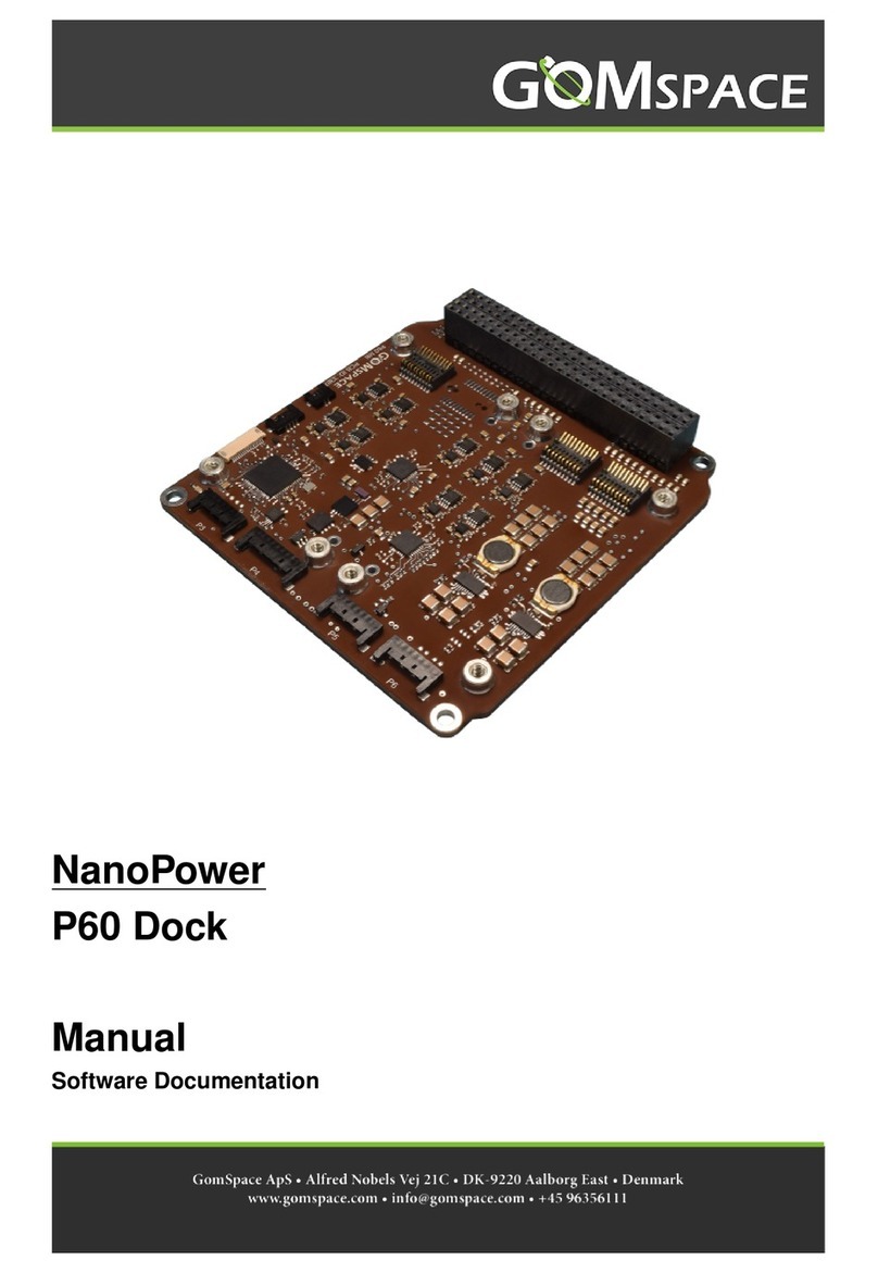 GOMspace NanoPower P60 Dock manual