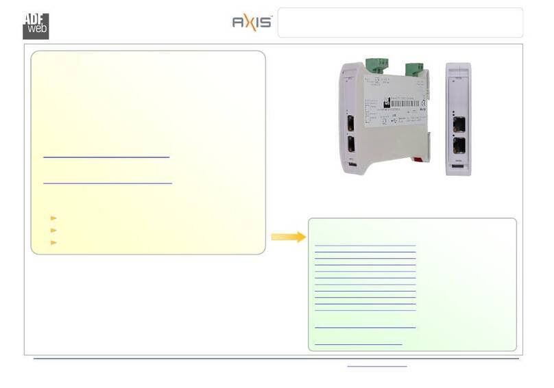 ADF Web HD67597-A1 user manual