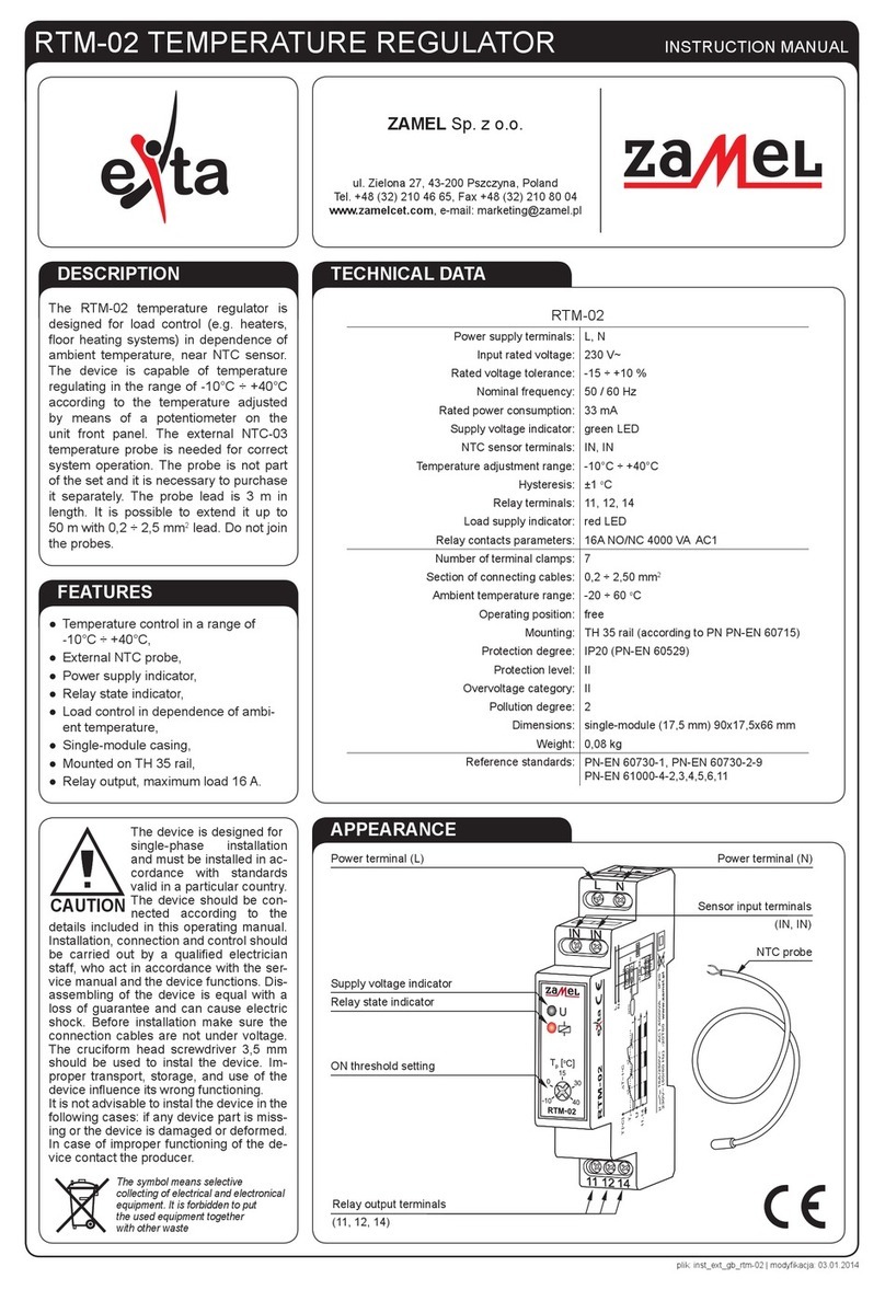 Zamel exta RTM-02 User manual