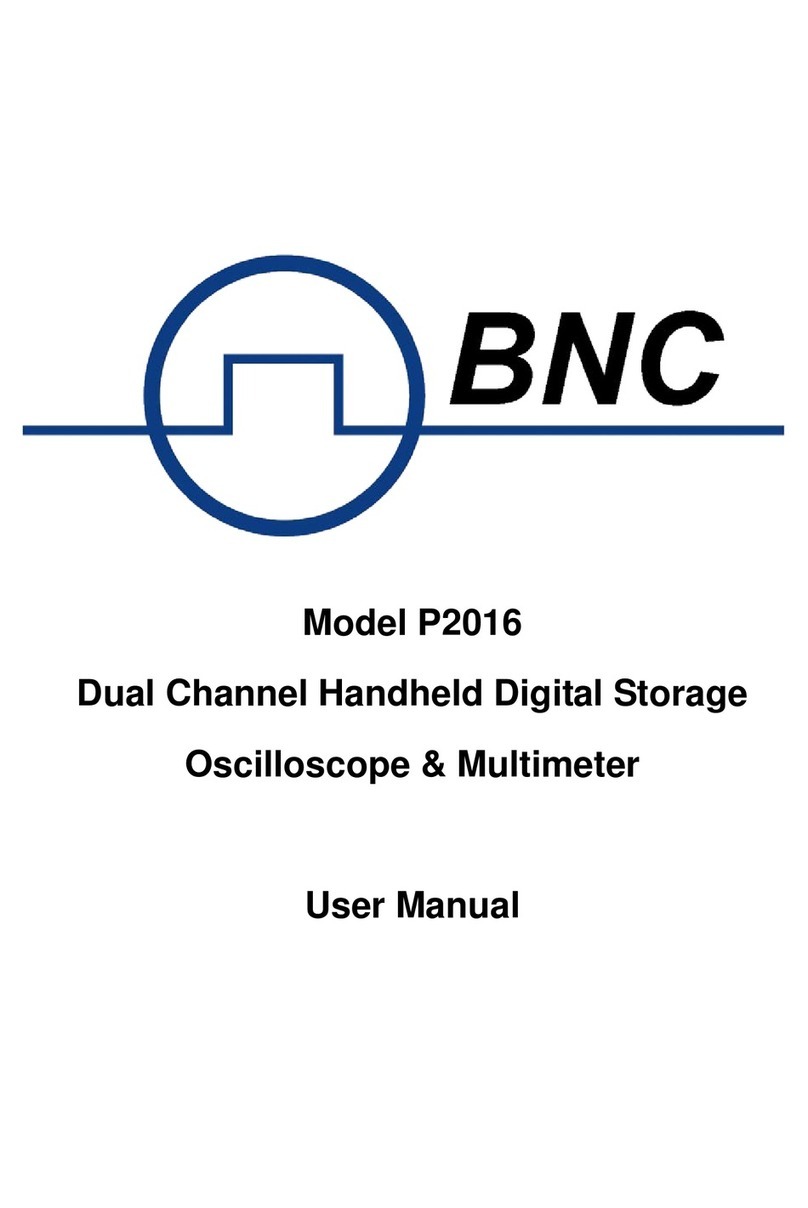 BNC P2016 User manual