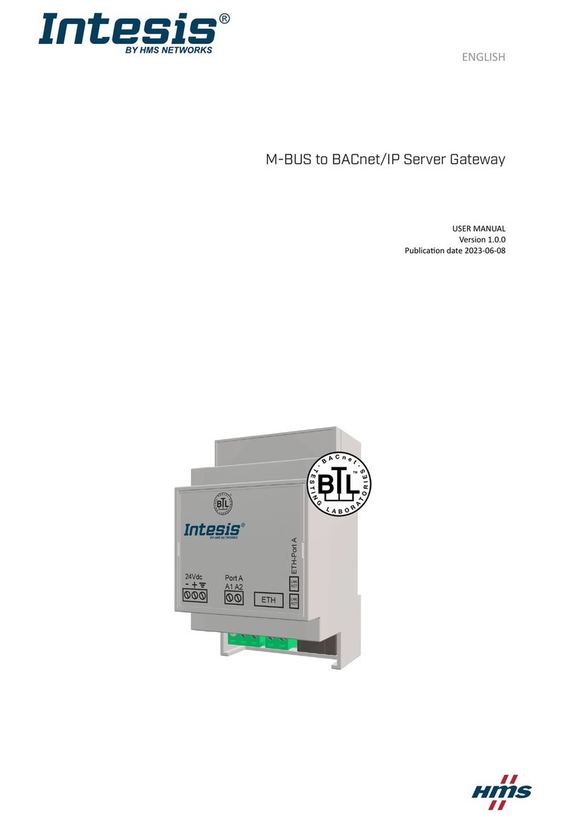 HMS Networks intesis INBACMEB0200100 User manual