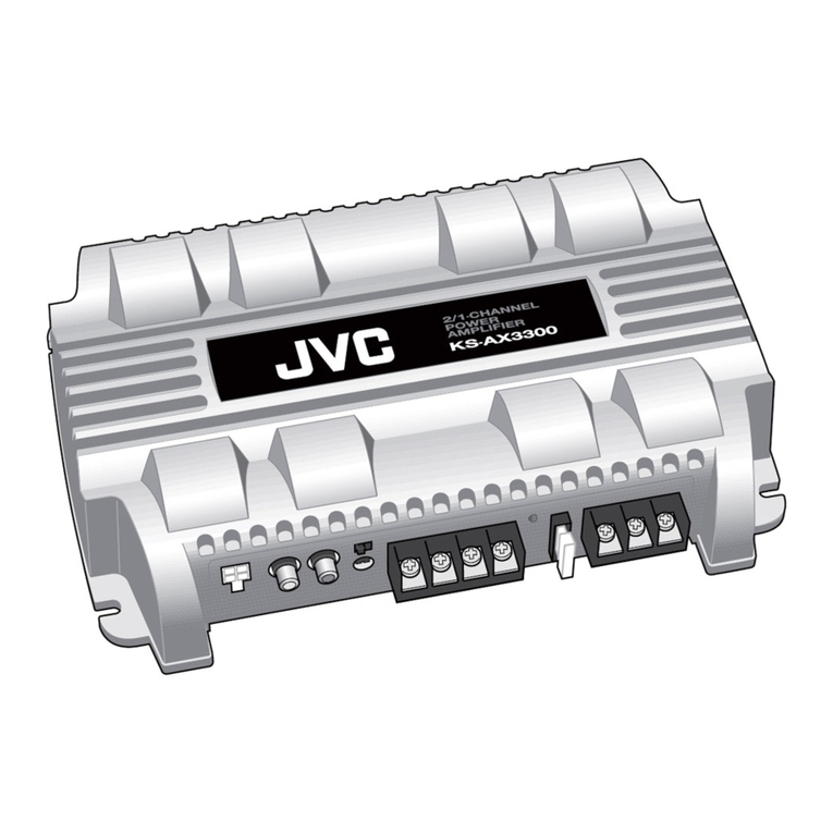 JVC KS-AX3500 - Amplifier User manual