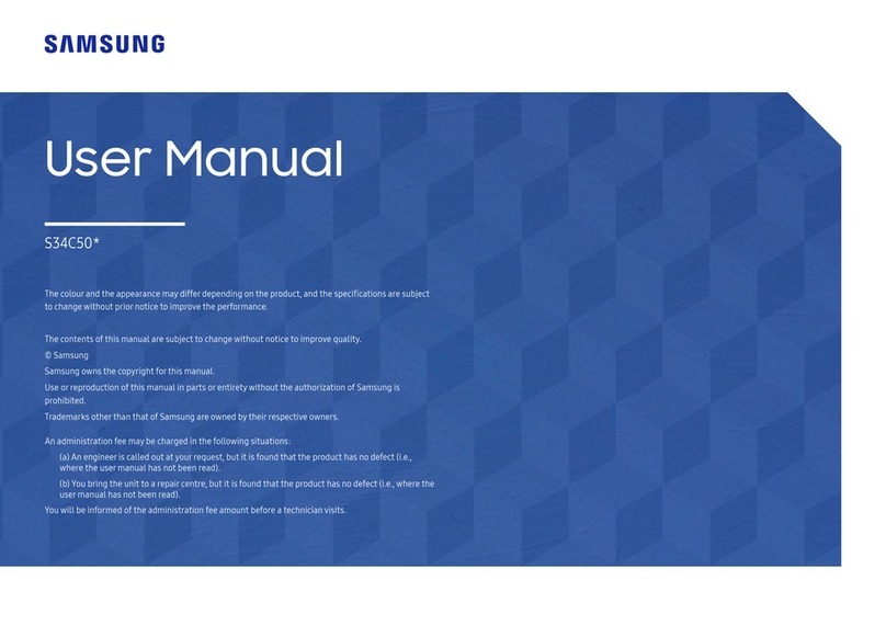 Samsung S34C50 Series User manual