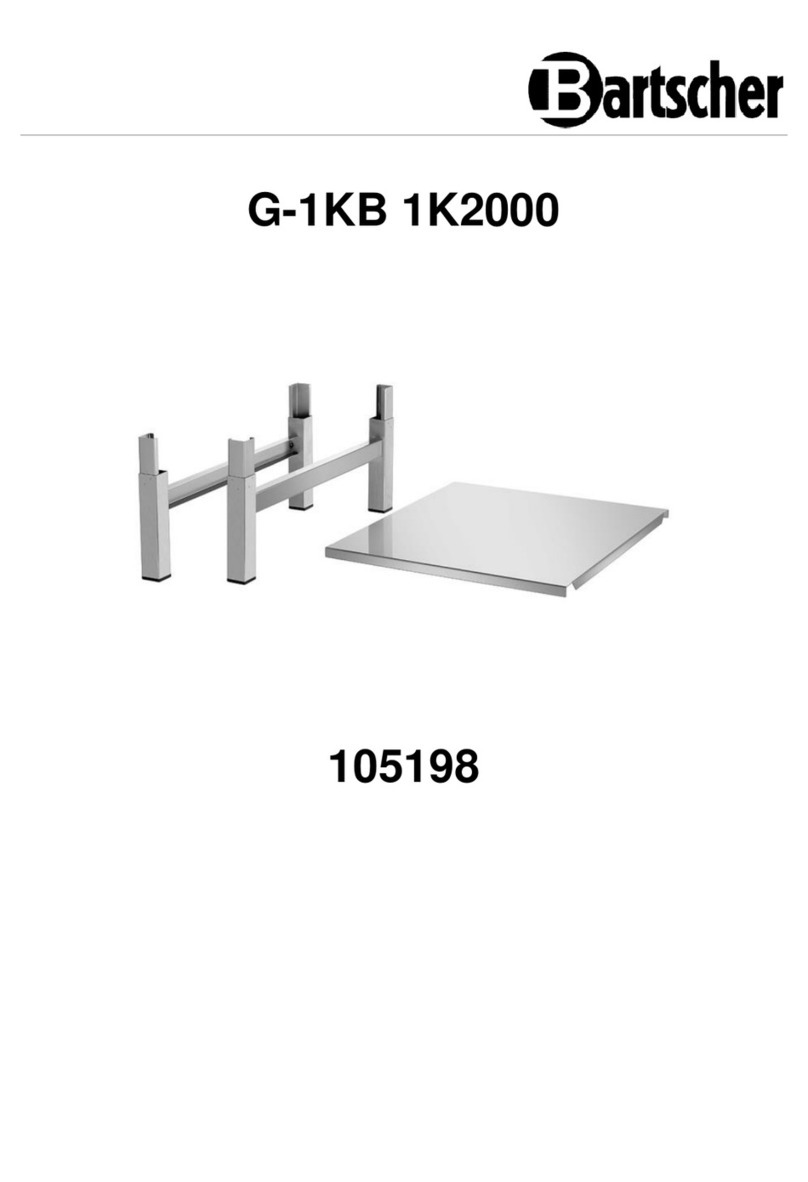 Bartscher G-1KB 1K2000 Original instruction manual