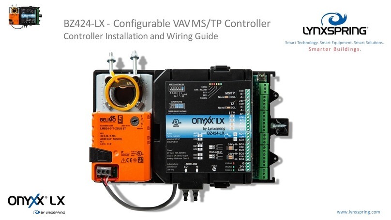 Lynxspring ONYXX LX BZ424-LX User manual