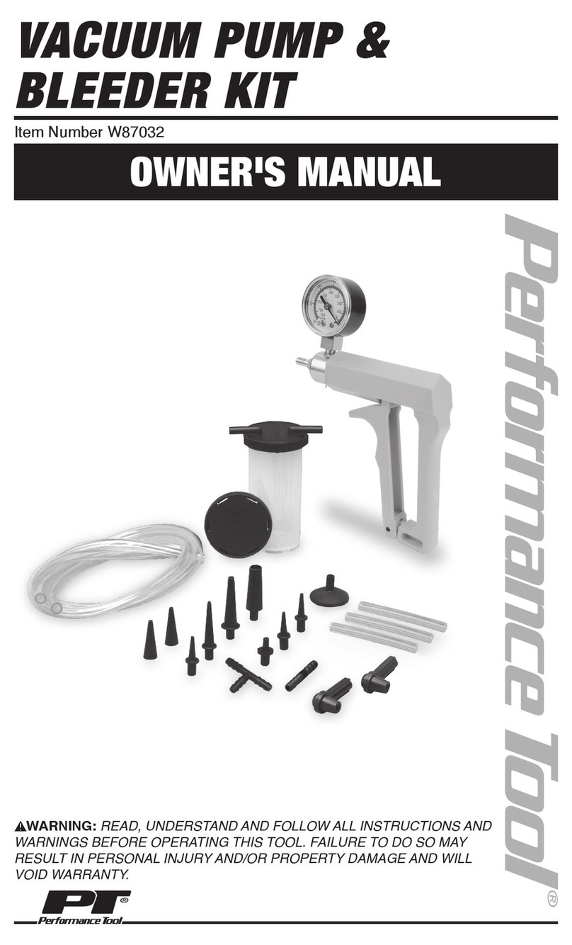 Performance Tool W87032 owner's manual