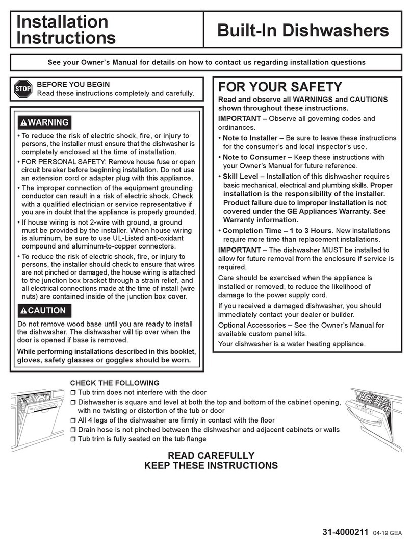 GE GDT665SMNES User manual