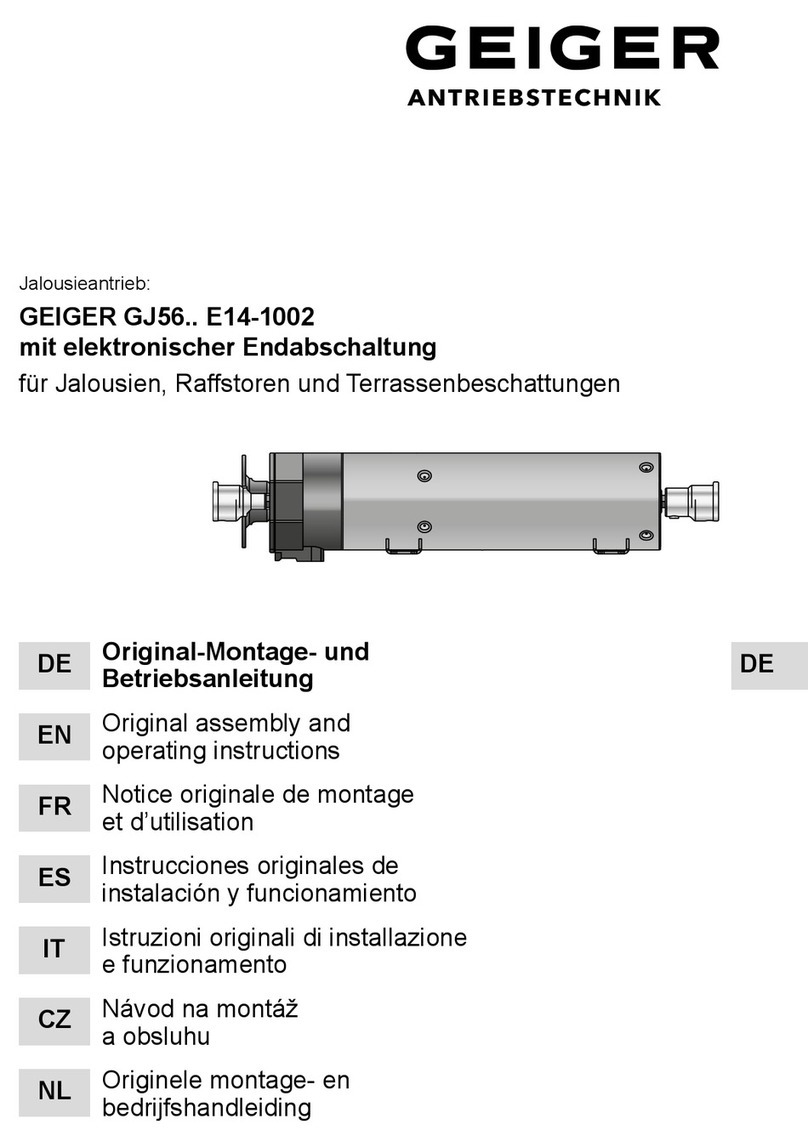 GEIGER GJ56 E14-1002 Series User manual