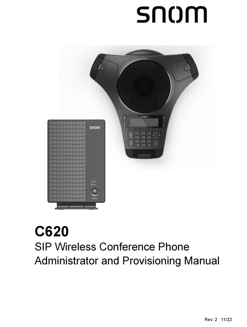 Snom C620 User manual