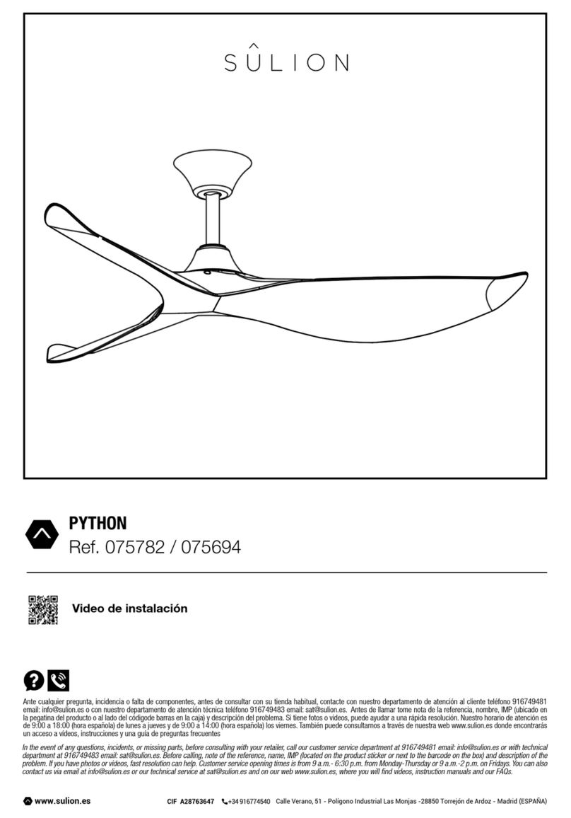 Sulion PYTHON User manual