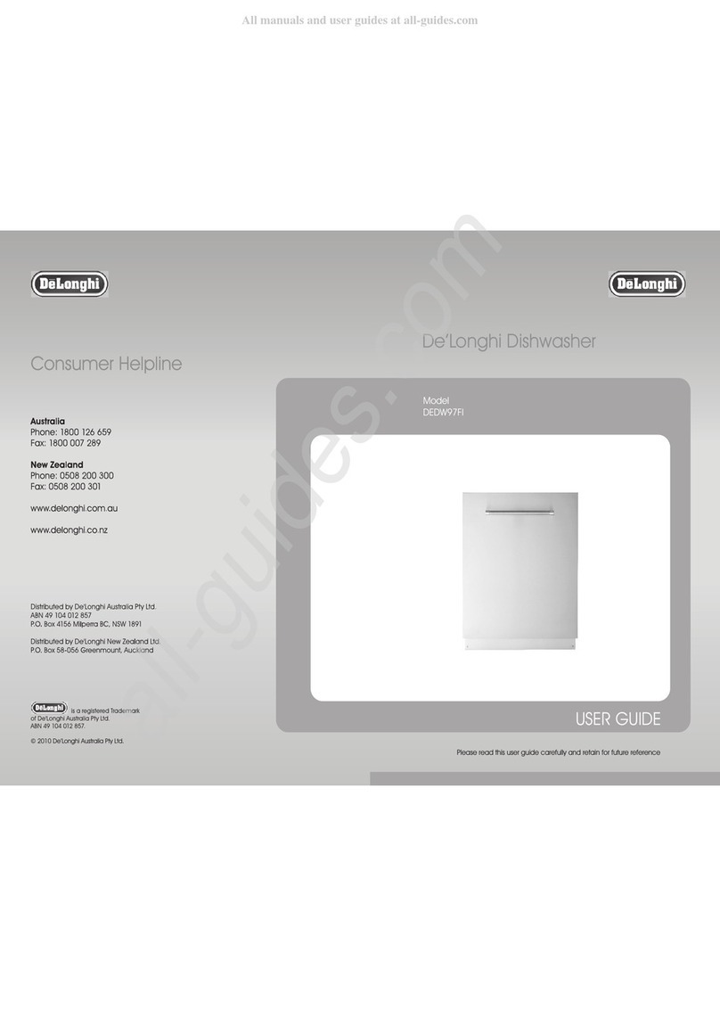 DeLonghi DEDW97FI User manual