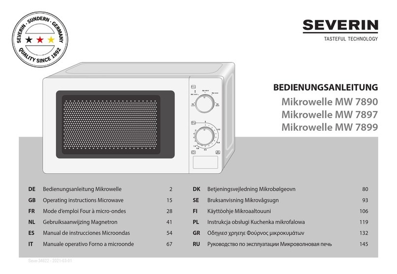 SEVERIN MW 7897 User manual