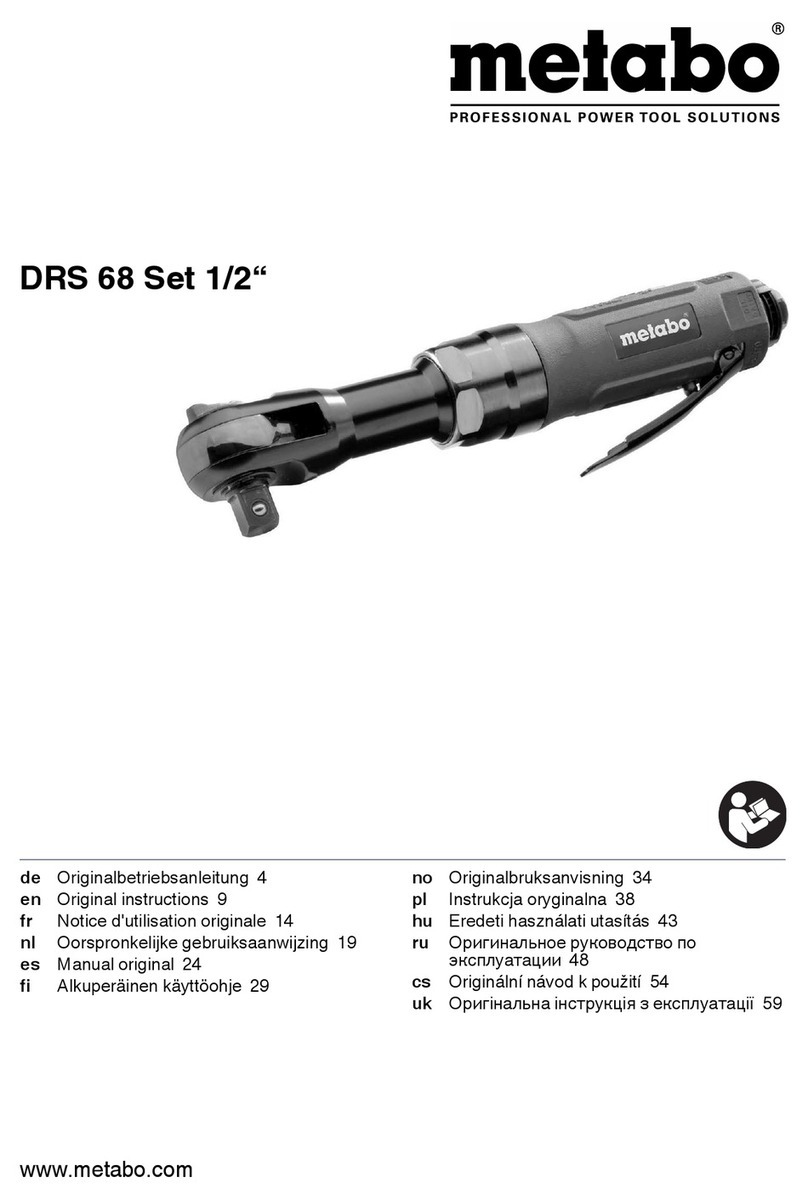 Metabo DRS 68 Set 1/2 User manual
