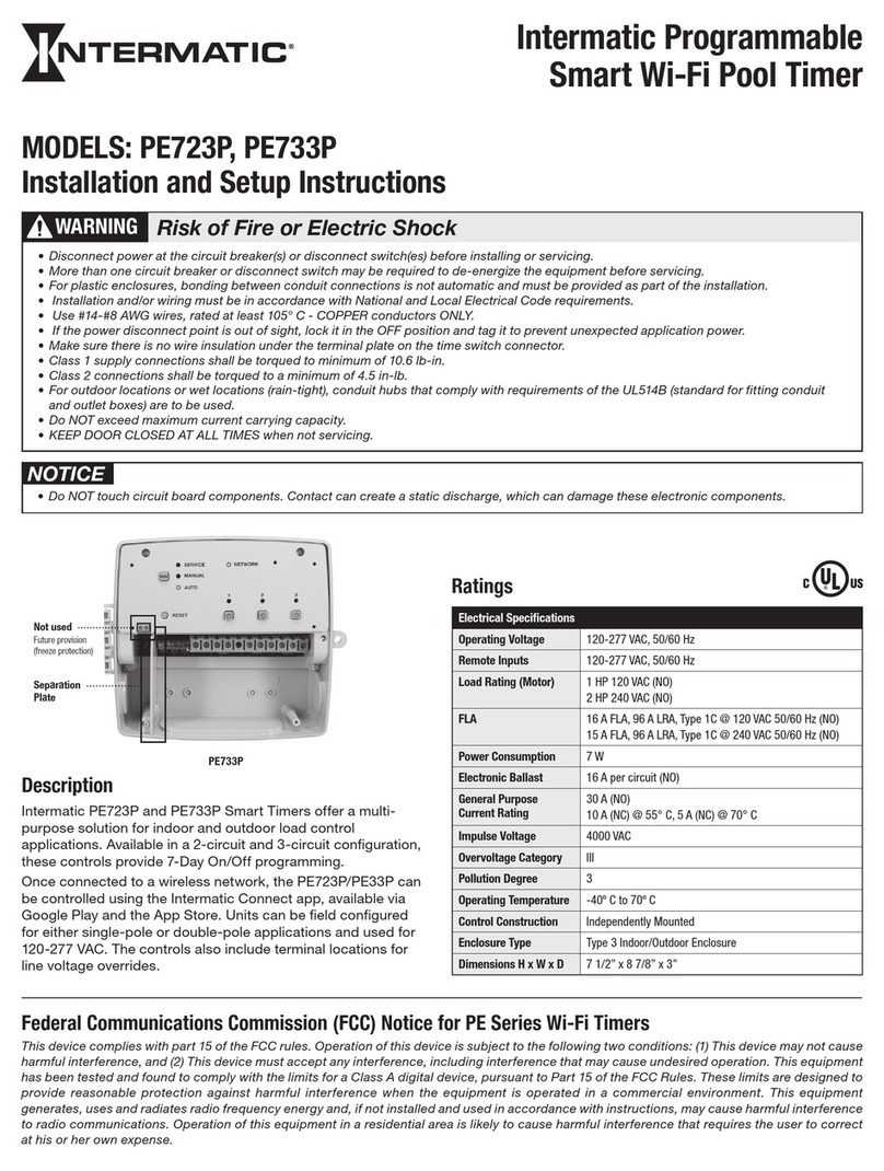 Intermatic PE723P Manual