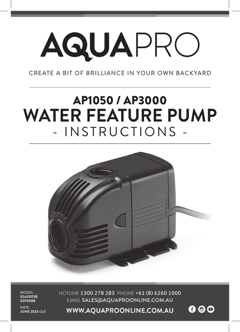 Aqua PRO AP1050 instructions Aqua PRO AP1050 instructions