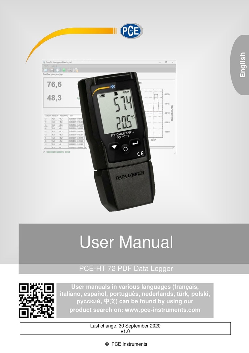 PCE Instruments PCE-HT 72-ICA user manual