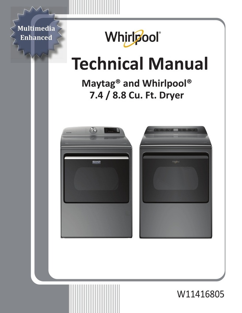 Whirlpool Maytag W11416805 Technical manual