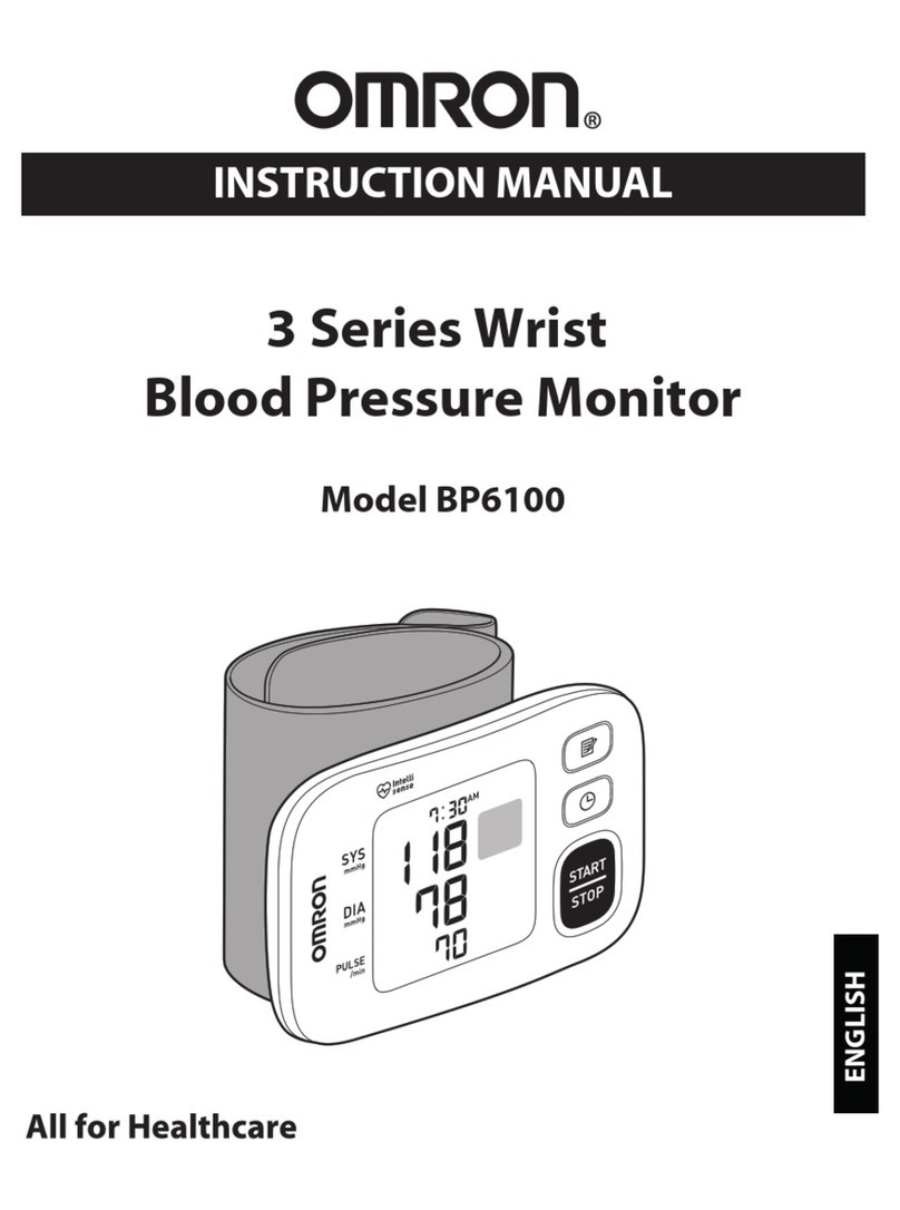 Omron BP6100 instruction manual