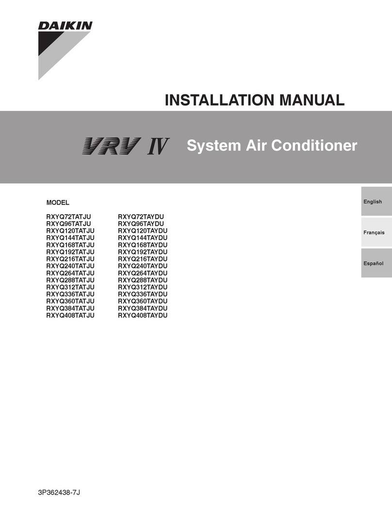 Daikin RXYQ72TATJU User manual