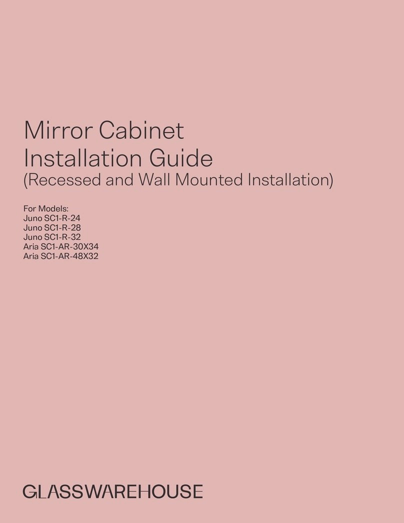 Glass Warehouse Juno SC1-R-24 installation guide
