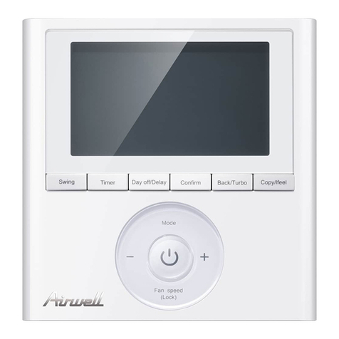 Airwell RCW11 Installation instructions