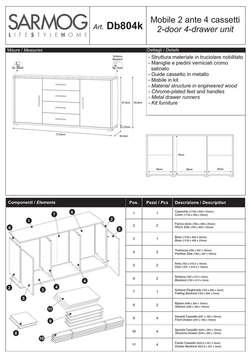 SARMOG Db804k Assembly instructions