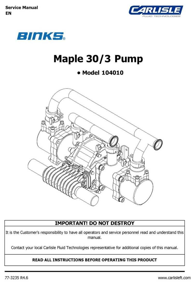 Binks Maple 30/3 Service manual