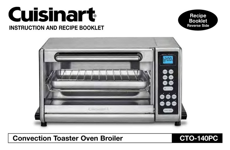 Cuisinart CTO-140PC Service manual