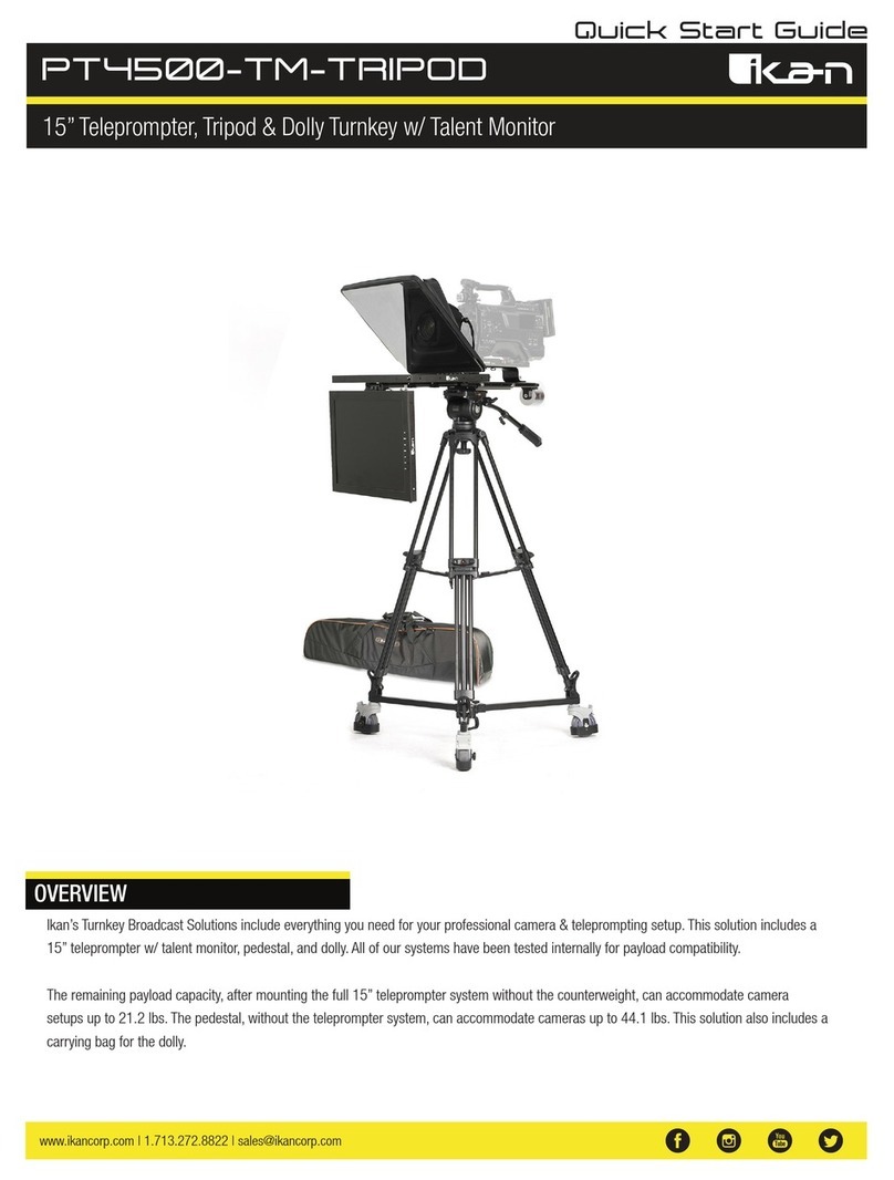 Ikan PT4500-TM-TRIPOD quick start guide