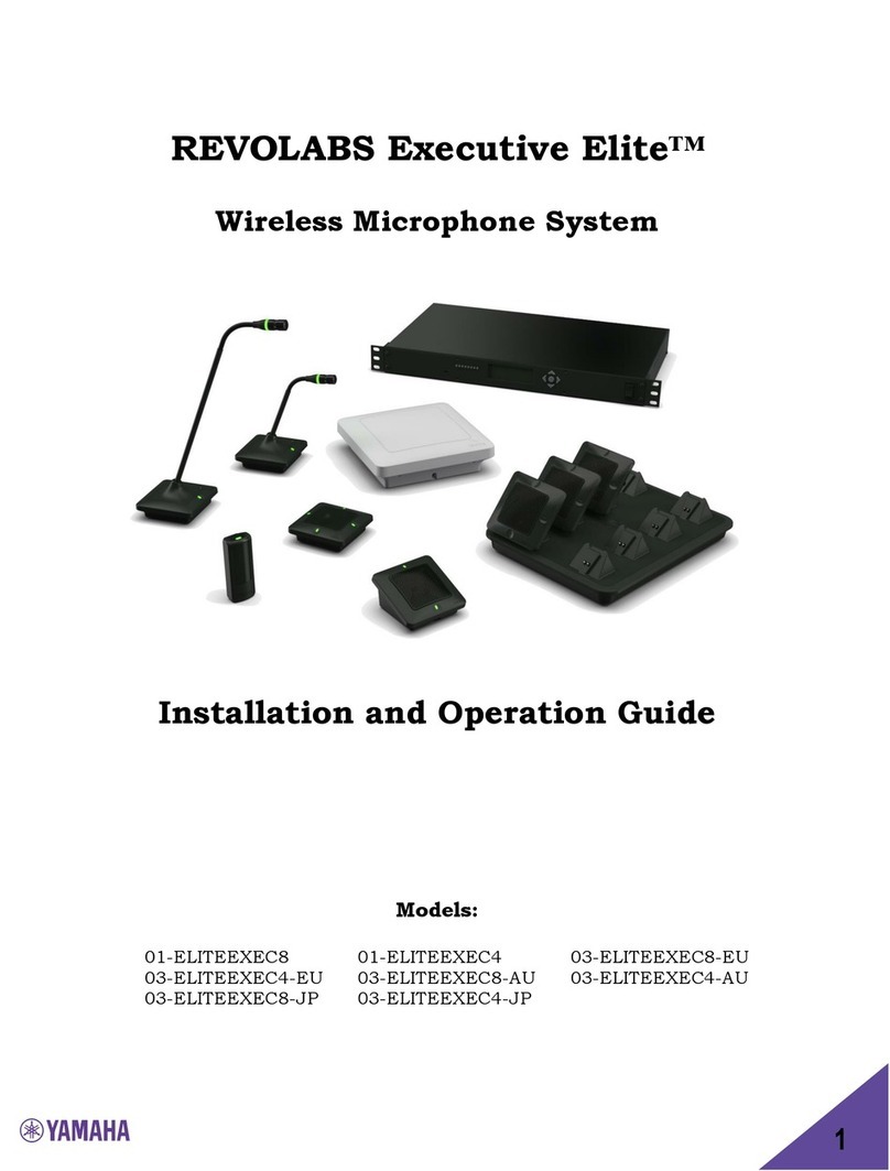 Yamaha Revolabs Executive Elite 03-ELITEEXEC8-AU Operating instructions Yamaha Revolabs Executive Elite 03-ELITEEXEC8-AU Operating instructions