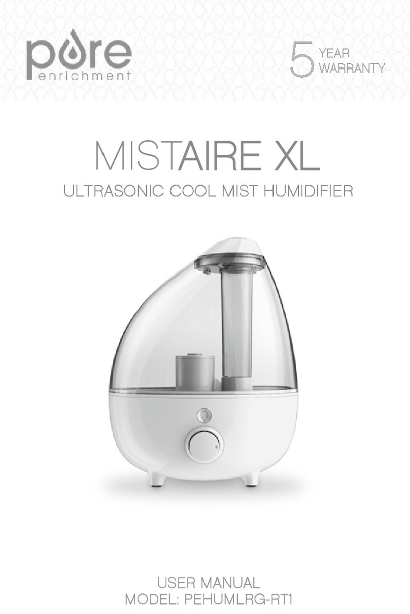 Pure Enrichment MISTAIRE XL user manual