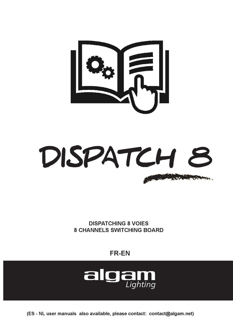 Algam Lighting DISPATCH 8 User manual