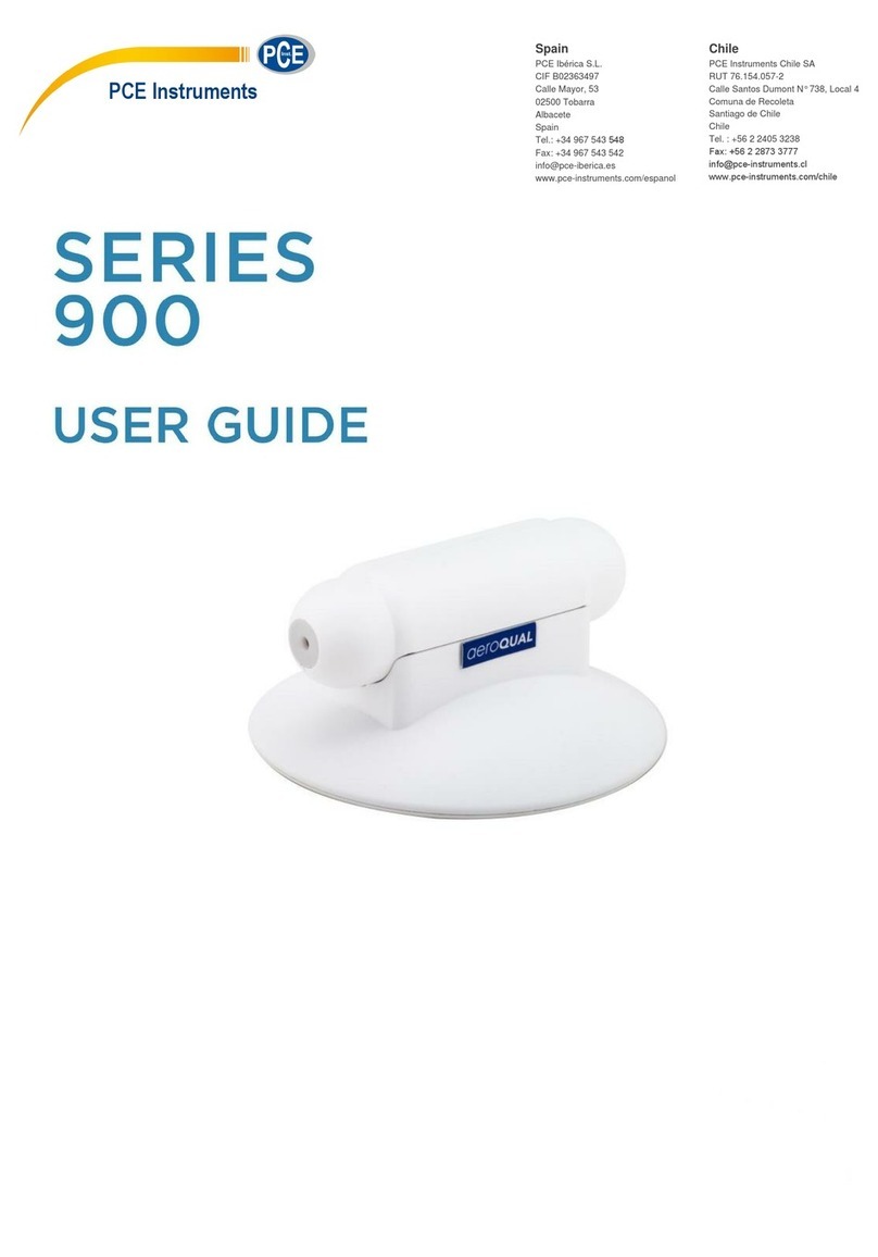 PCE Instruments 900 Series user guide PCE Instruments 900 Series user guide