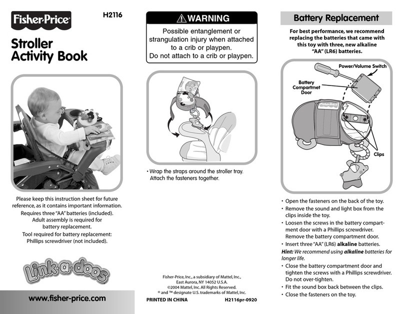 Fisher-Price Link-a-doos H2116 Installation and operation manual
