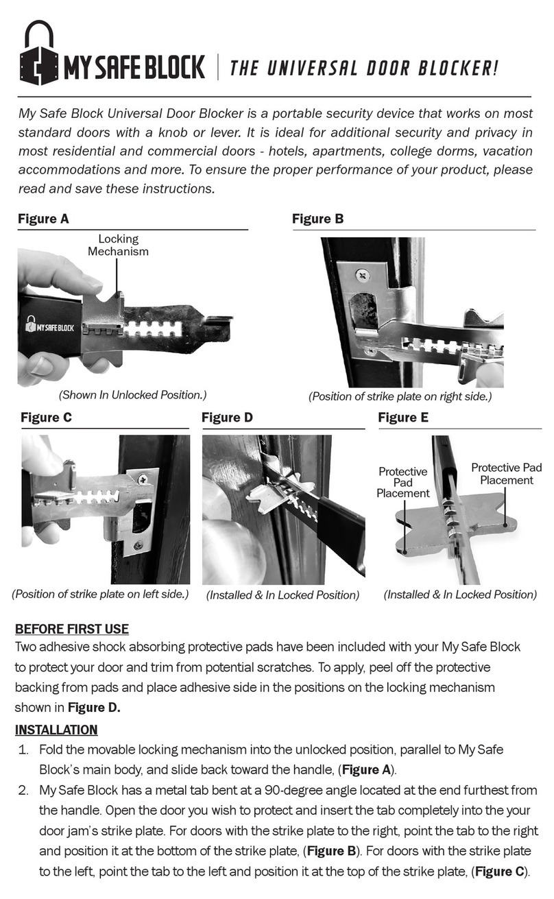 Flipo My Safe Block User manual
